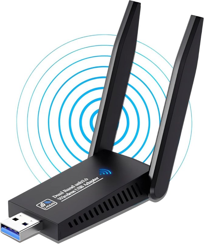 Adaptador Wifi Dual Band Ac1300 5ghz 1300mbps Antena Wireless