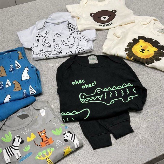 Kit com 9 Peças (3 Conjuntos) Menino Algodão Inverno (RN ao GG) + Frete Grátis