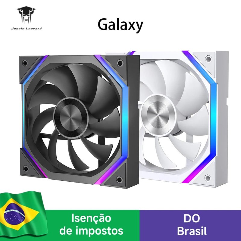 2x Fans Jungle Leopard Galaxy ARGB
