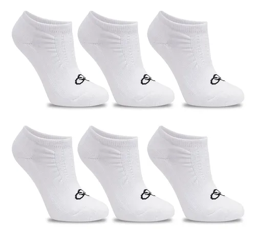 Kit 6 Pares Meia Invisível Olympikus Unissex Confortável