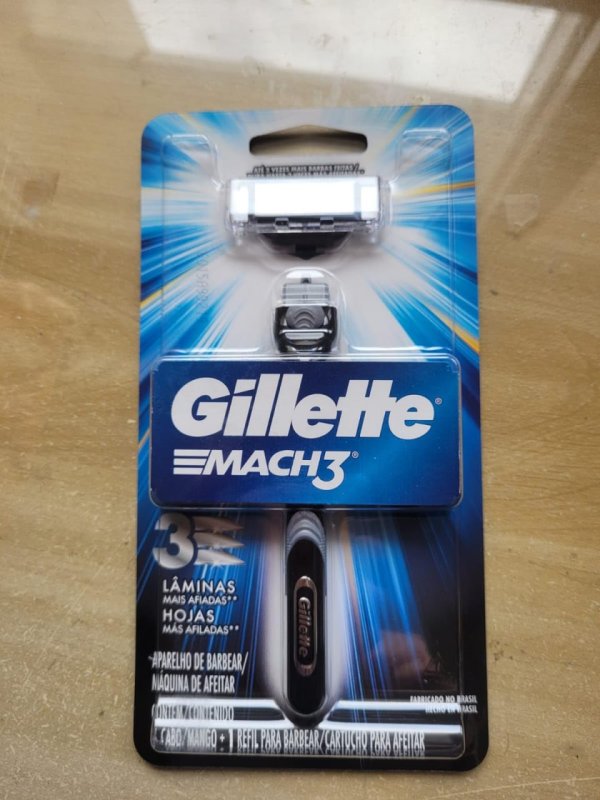 Gillette Mach3 Aparelho de Barbear com 3 Lâminas 1 Unidade