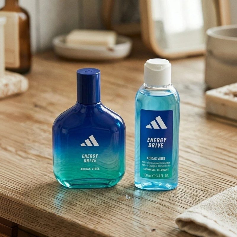 Kit Vibes Energy Drive Perfume Masculino 100 MI + Shower Gel 100 MI Adidas