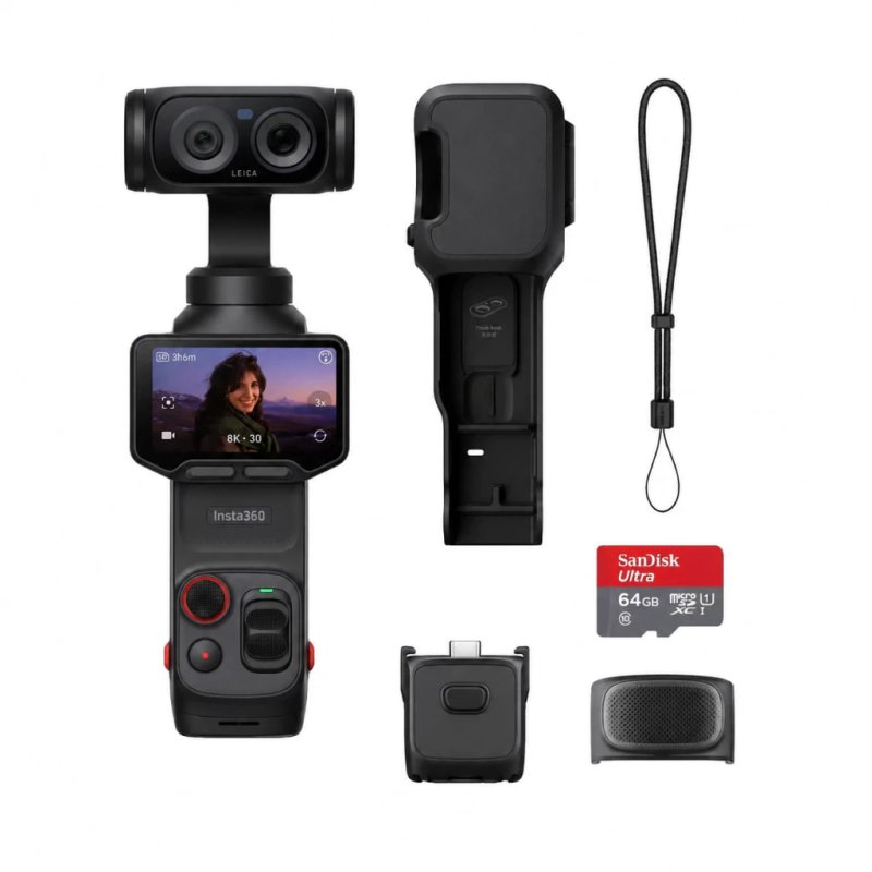 Câmera De Vídeo Câmera De Ação Insta360 Luna Ultra 8k
