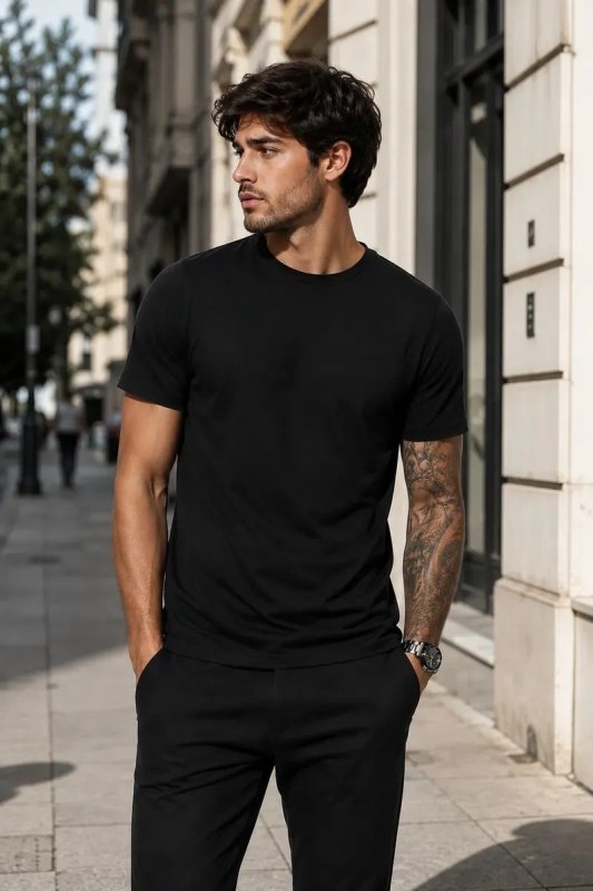 Camiseta Algodão Básica