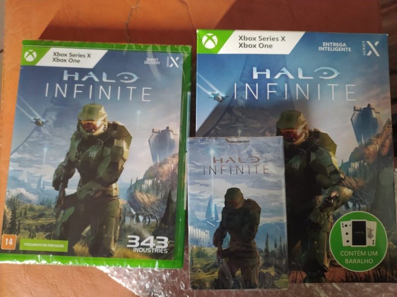 Halo Infinite para Xbox One e Xbox Series X Microsoft + Baralho Exclusivo + Frete Grátis