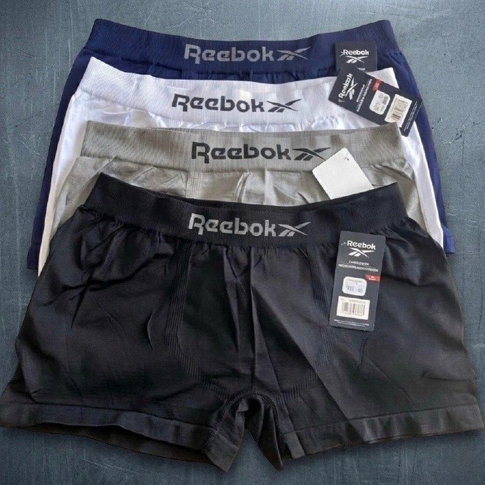 Kit com 6 Cuecas Reebok Boxer Microfibra + Frete Grátis