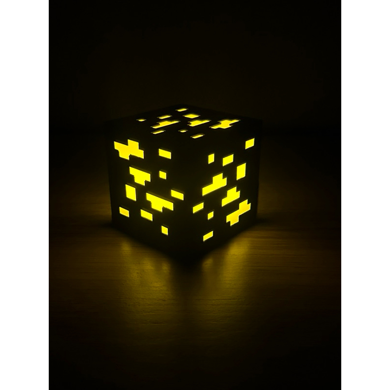 Luminária Bloco Diamante Minecraft
