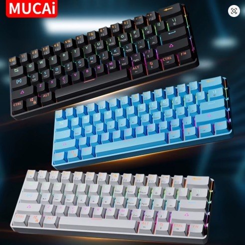 Teclado Mecânico Mucai MK61, 61 keys