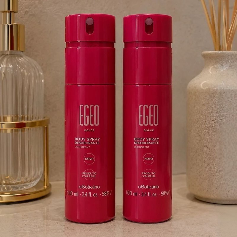 Combo Desodorante Body Spray Egeo Dolce 100ml (2 Unidades)