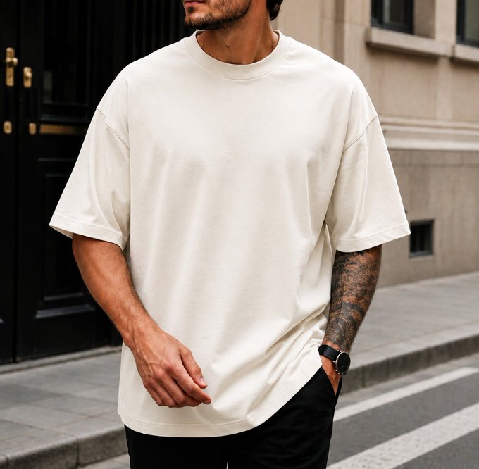 Camiseta Oversized 100% Algodão + Frete Grátis