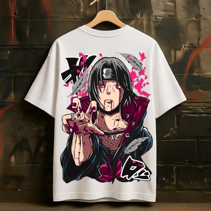 Camiseta Oversized Anime Estampada Masculina Japonês + Frete Grátis