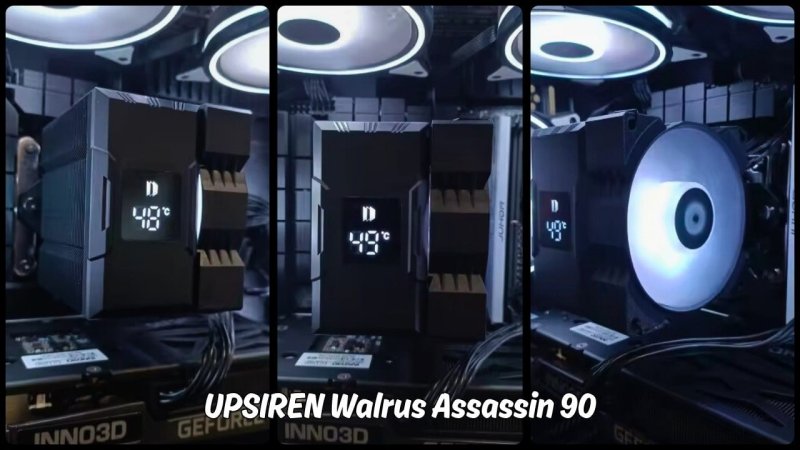 Air Cooler Upsiren Walrus Assassin com display digital