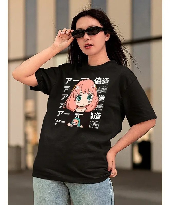 Camiseta Básica Estampa Anime Spy X Family Anya Forger Bt619 + Frete Grátis