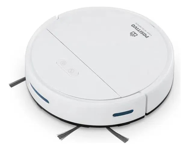 Smart Robô Aspirador Wi-Fi 3 em 1 Positivo – Branco