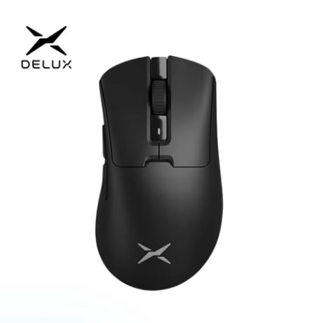 Mouse Gamer Delux M900 Pro, PAW3395 com base de carregamento