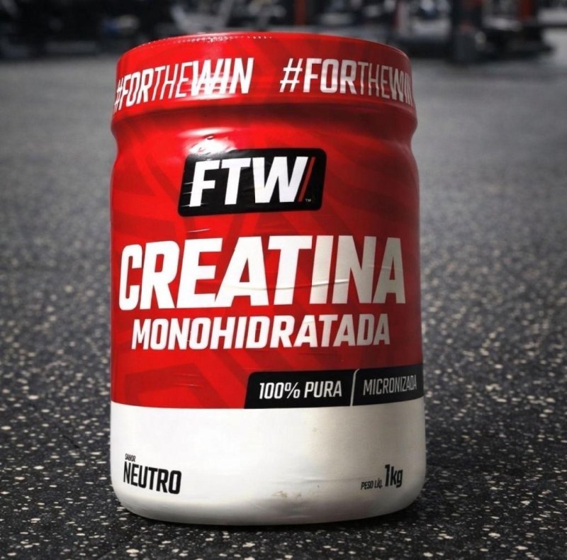 Creatina Monohidratada 100% Pura Pote 1kg - FTW