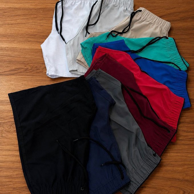 Kit com 4 Short Tactel + Frete Grátis