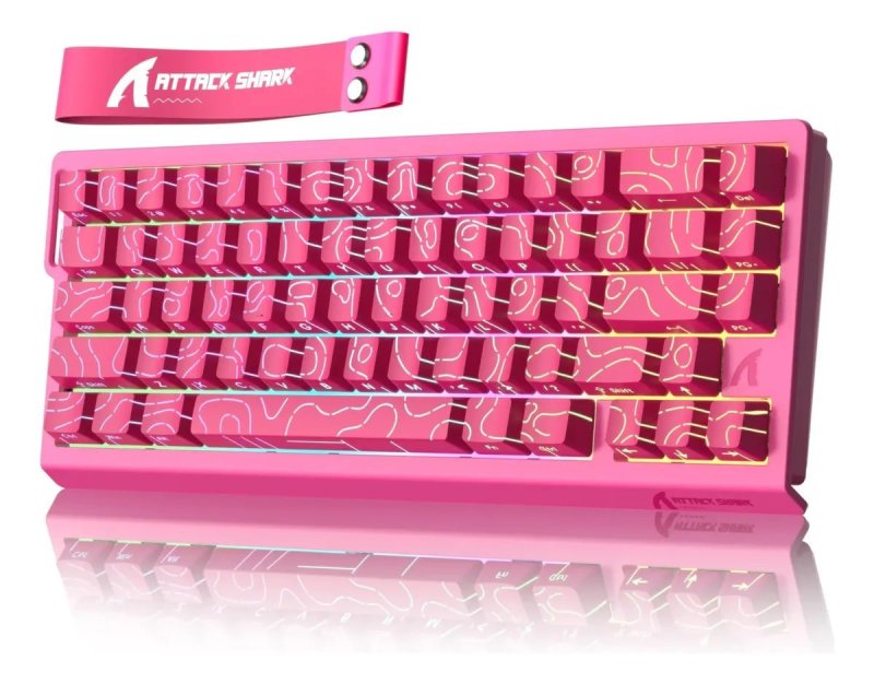Teclado Attack Shark X68he, Interruptor Magnético De 8k, Rt