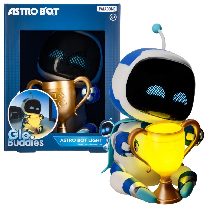 Paladone Astrobot GloBuddies Personagem Light - Lâmpada de mesa de 15 cm