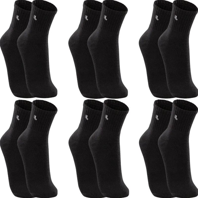 Kit com 6 Pares de Meias Lupo Esportivas