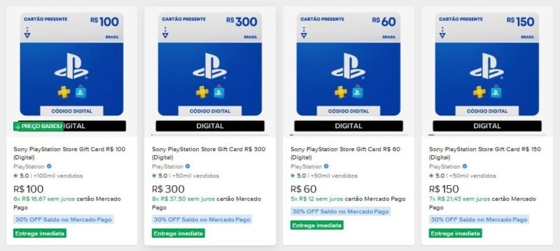 Gift Card com R$ 15 OFF para usuários selecionados
