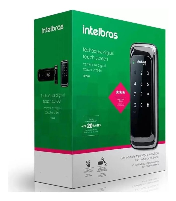 Intelbras Fr101 Fechadura Digital Preto