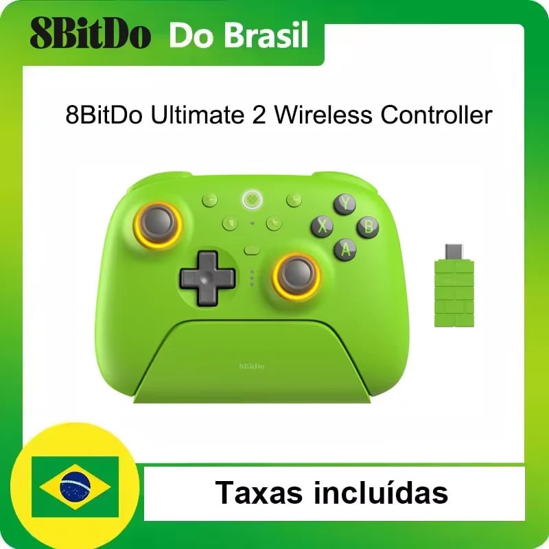 Controle 8BitDo Sem Fio Ultimate 2 TMR
