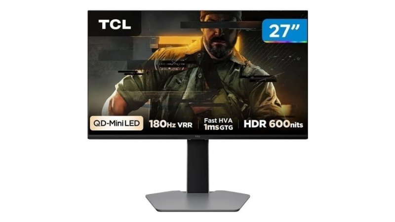 Monitor Gamer Tcl 27" QHD MiniLED 180Hz 27G64