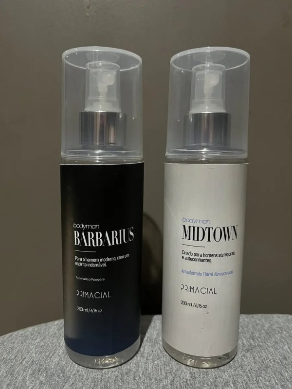 Kit Body Splash Masculino Barbarius e Midtown 200ml