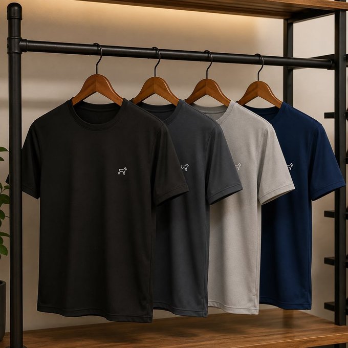 Kit com 4 Camiseta Dry Fit Parvori