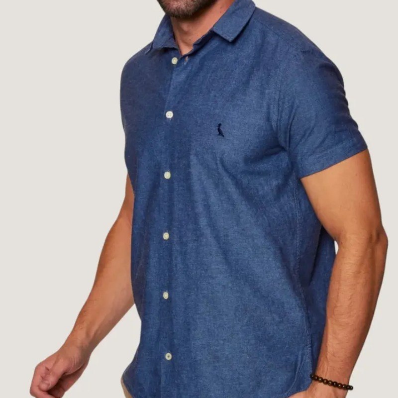 Camisa Mc Oxford Color Rsv 26