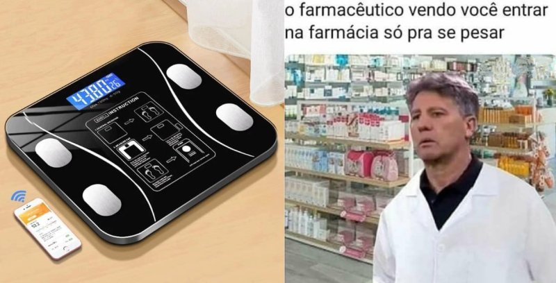 Balança Medição Corporal por App Bluetooth Até 180Kg
