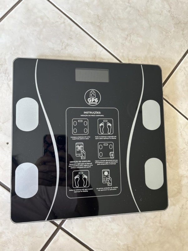 Balança Medição Corporal por App Bluetooth Até 180Kg