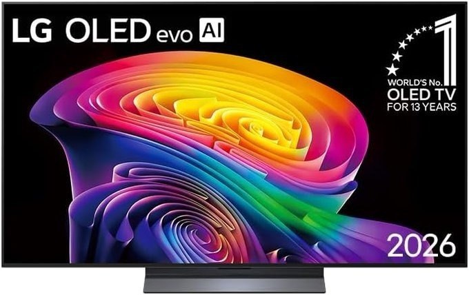 Smart TV LG OLED 55" até 165Hz Evo AI 4K C6