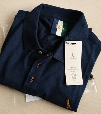 Camisa Masculina Polo Piquet Básica Em Algodão Reserva Marinho