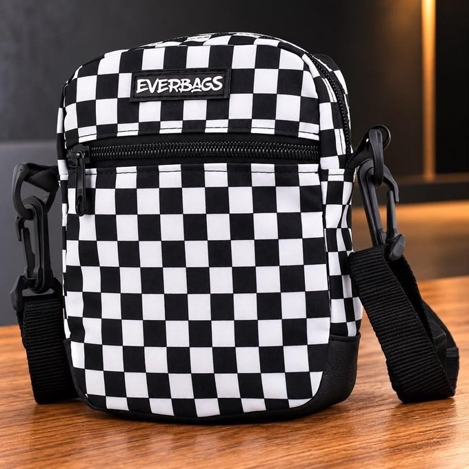 Shoulder Bag Everbags Xadrez + Frete Grátis