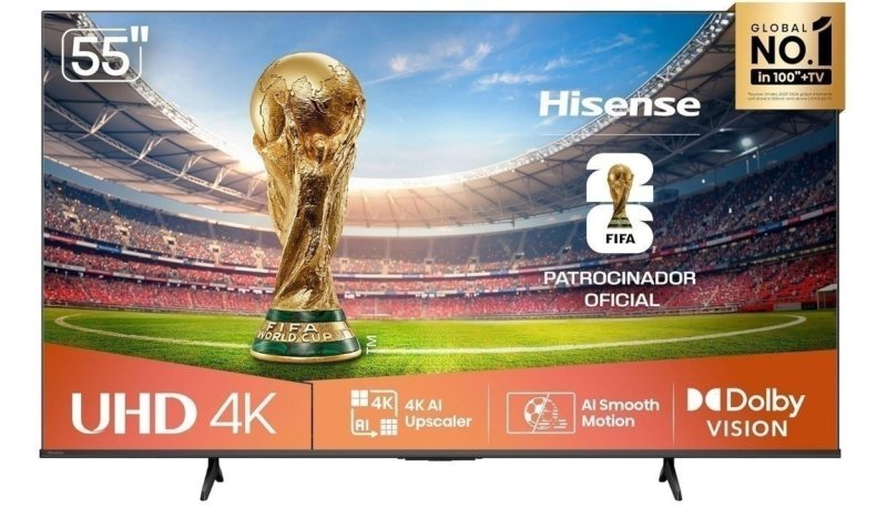 Smart TV Hisense 4K 55" Polegadas 55A6NV