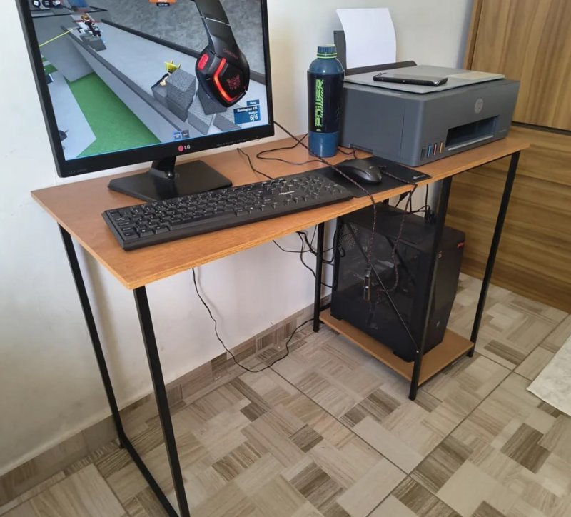 Escrivaninha Gamer Tokyo MDF Mesa para Computador Home Office e Estudos