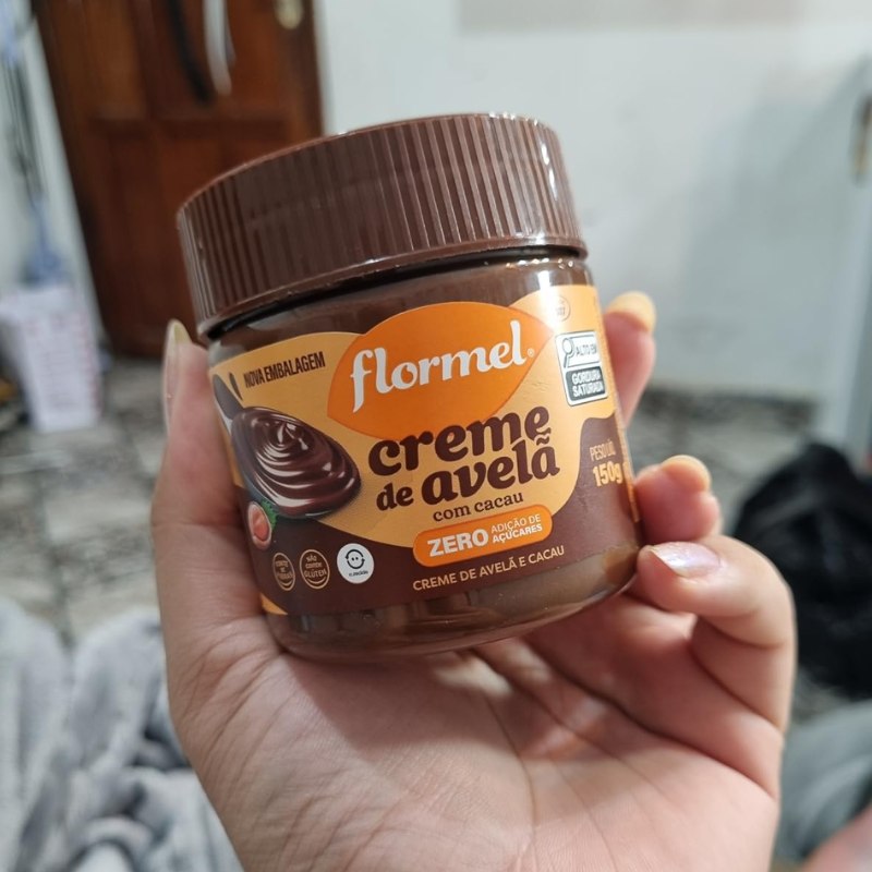 Creme de Avela com Cacau FLORMEL Zero Açúcar - 150 Gramas
