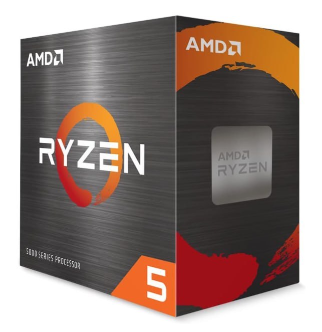 Processador AMD Ryzen 5 5500 100100000457BOX, Cerâmica cinza