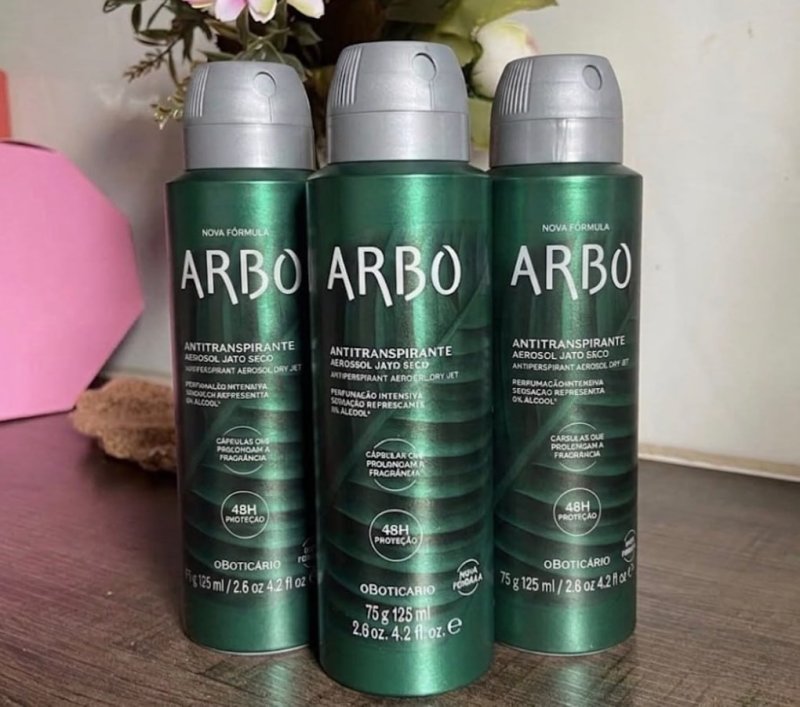 Kit 03 un. Arbo Desodorante Antitranspirante 75g