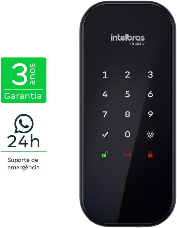Fechadura Digital Sobrepor FR 101V Intelbras - Acesso Seguro
