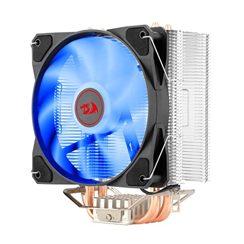 Aircooler Redragon Tyr Preto com LED Azul Fan de 120mm CC-9104B