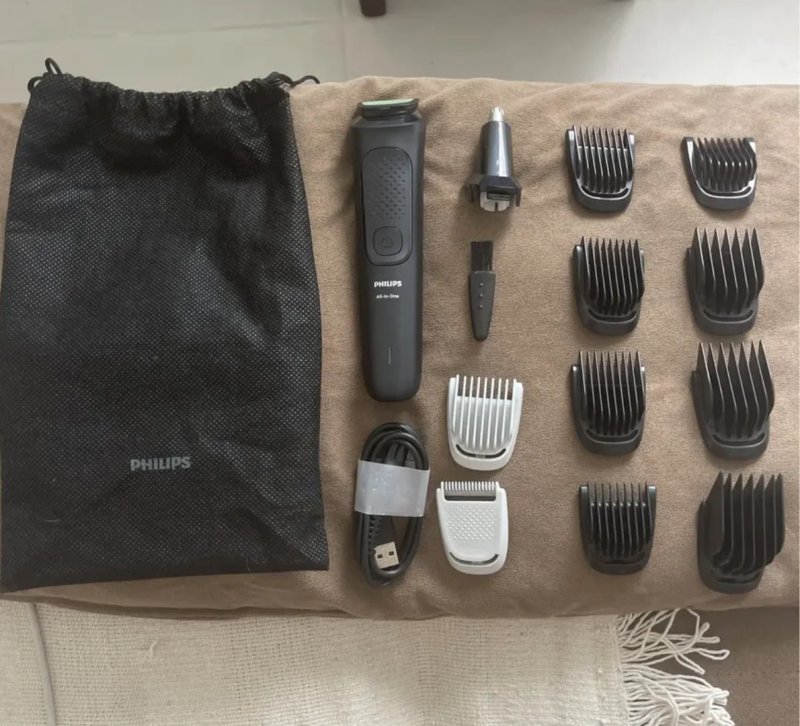 Multigroom Philips Mg3921/15 Inclui 12 Acessórios Preto