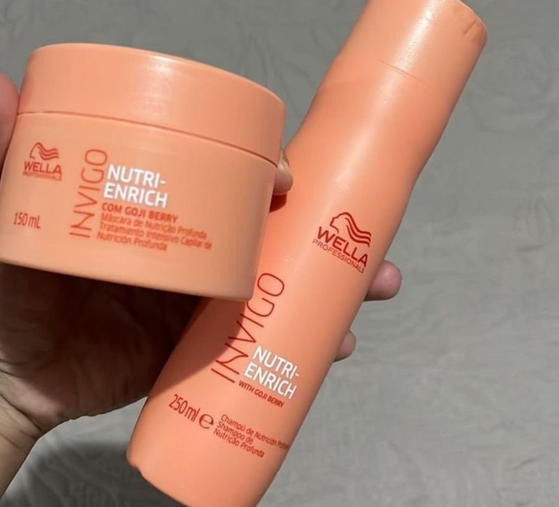 Kit Invigo Nutri Enrich Shampoo 250ml E Máscara 150ml