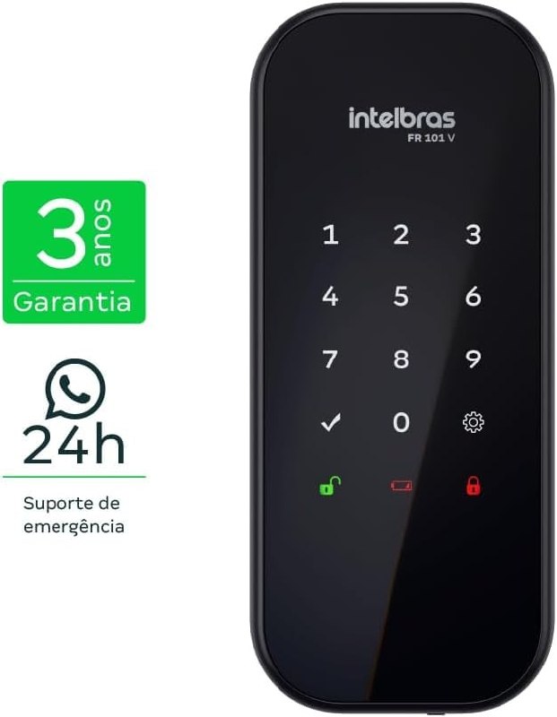Fechadura Digital Sobrepor FR 101V Intelbras - Acesso Seguro