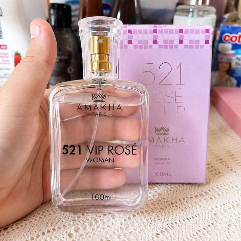 Deo Colônia Feminino 521 Vip Rosé 100ml - Amakha Paris