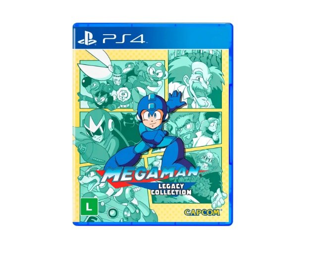 Jogo Mega Man Legacy Collection, Mídia Física, PS4