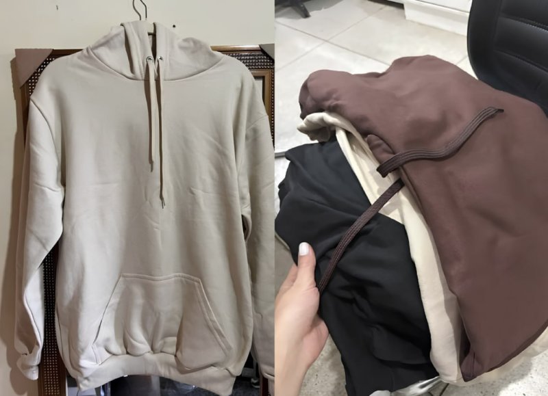 Kit 3 Moletom Blusa De Frio Agasalho Com Capuz Bem Quente