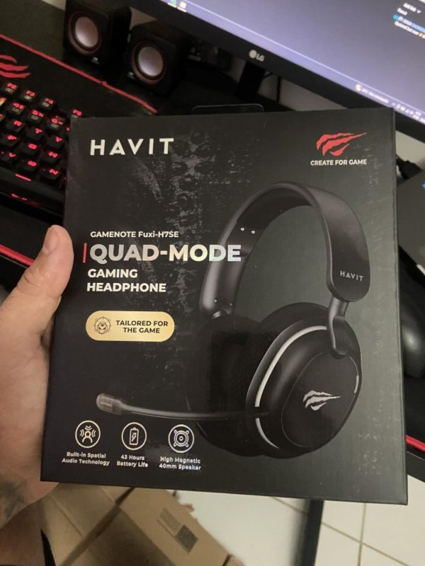 HAVIT HEADSET GAMER SEM FIO FUXI H7SE